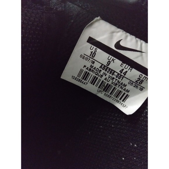 Nike Air Force 1 'Just Do It' Logo All Over Black A06296-001 Mens Size US 10 - Picture 7 of 9